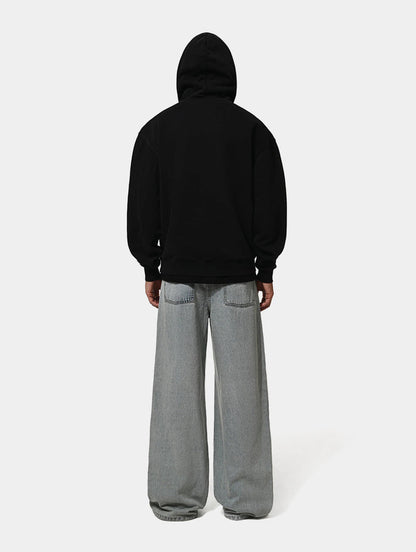 FIRE HEAD HOODIE - BLACK