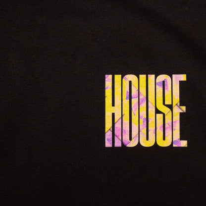 Fold Higher House Back Print - Tshirt - Black