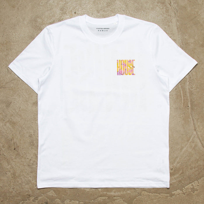 Fold Higher House Back Print - Tshirt - White
