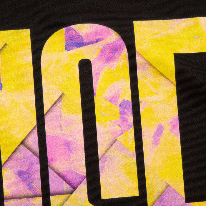 Fold Higher House Front Print - Tshirt - Black