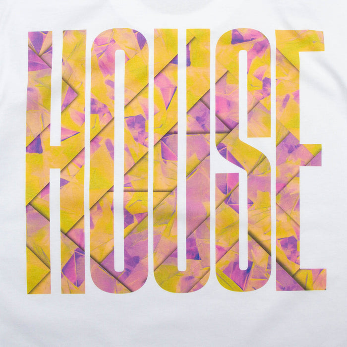Fold Higher House Front Print - Tshirt - White