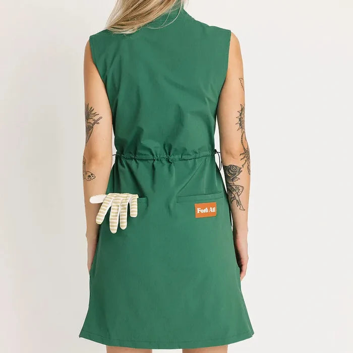 Fore All Anchor Dress - Green