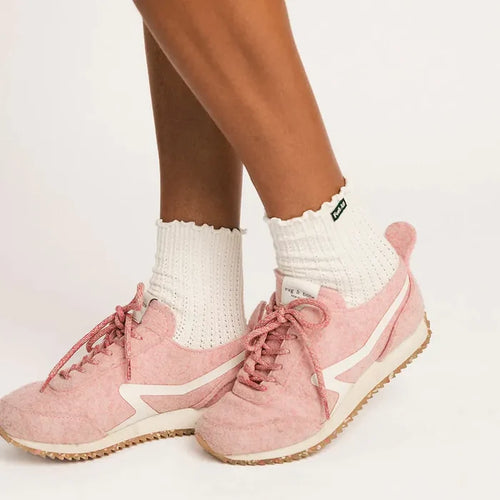Fore All Reef Ruffle Sock - Cream