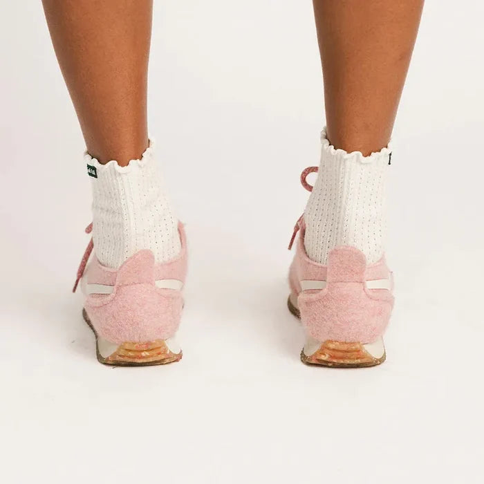 Fore All Reef Ruffle Sock - Cream
