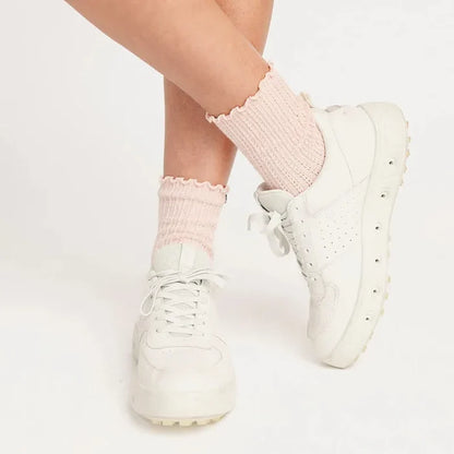 Fore All Reef Ruffle Sock - Pink