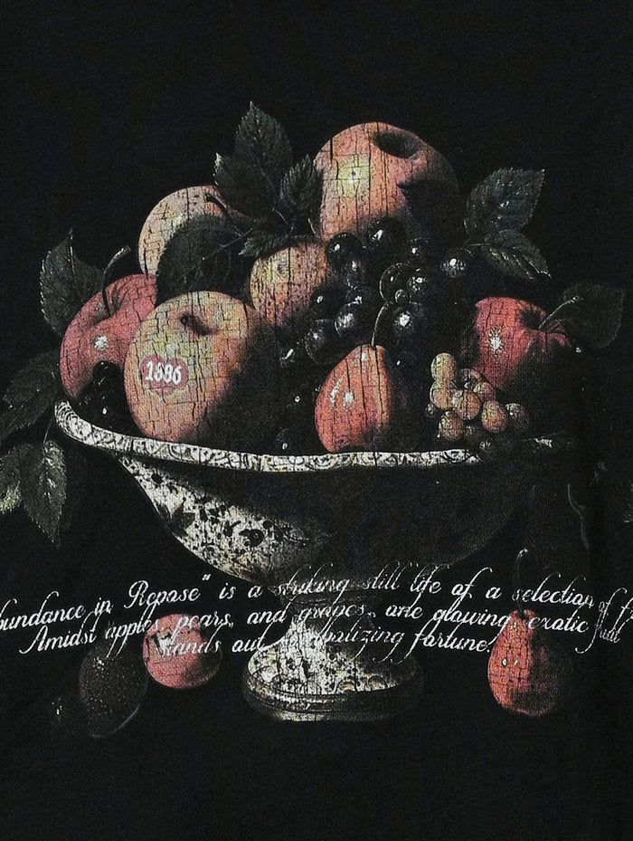 FRUIT BOWL SWEATSHIRT - BLACK