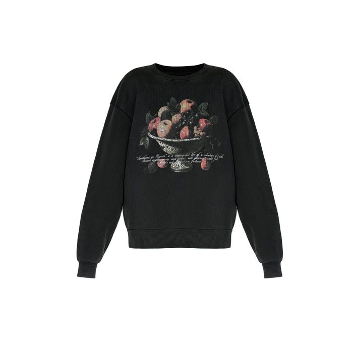 FRUIT BOWL SWEATSHIRT - BLACK