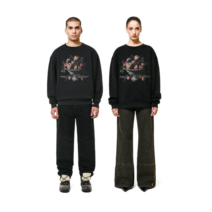 FRUIT BOWL SWEATSHIRT - BLACK