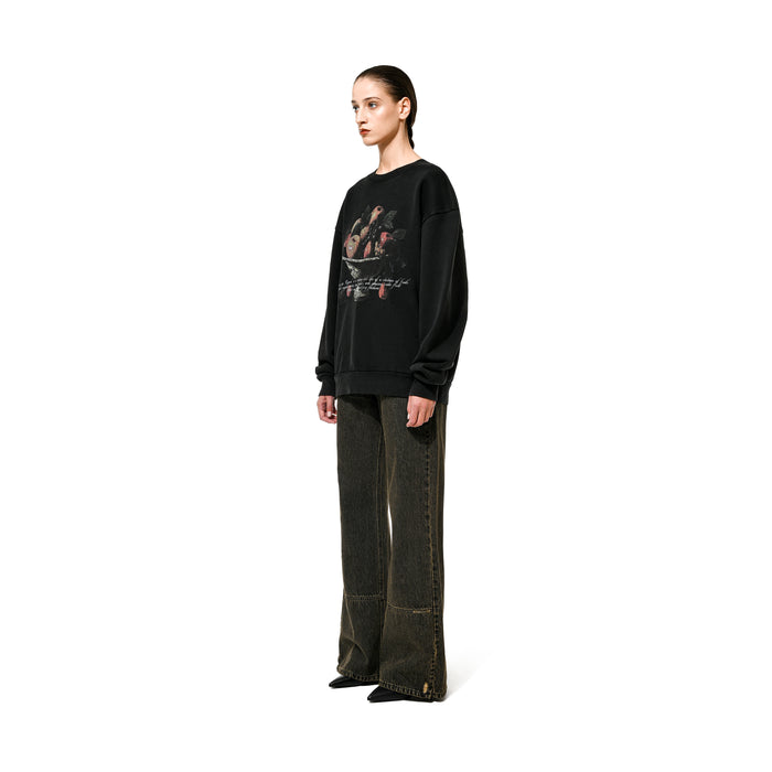 FRUIT BOWL SWEATSHIRT - BLACK