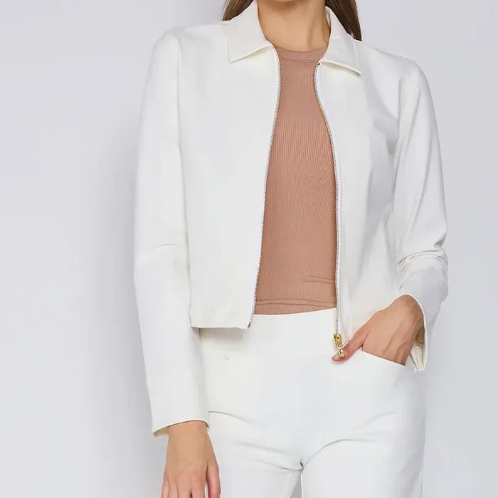 G Lifestyle Full Zip Jacket - Off White