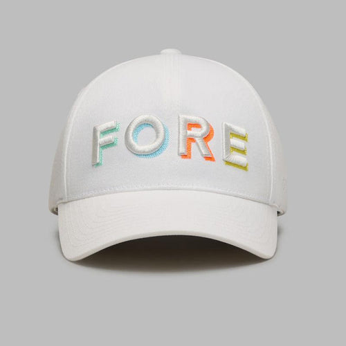 G/FORE FORE Shadow Relaxed Fit Hat - White/Multi