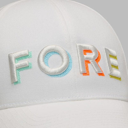 G/FORE FORE Shadow Relaxed Fit Hat - White/Multi