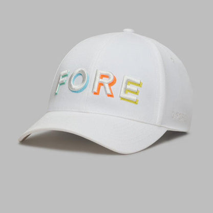 G/FORE FORE Shadow Relaxed Fit Hat - White/Multi