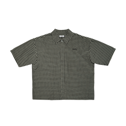 GINGHAM SHIRT - BLACK&WHITE