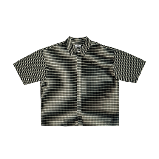 GINGHAM SHIRT - BLACK&WHITE