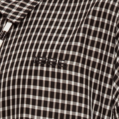GINGHAM SHIRT - BLACK&WHITE