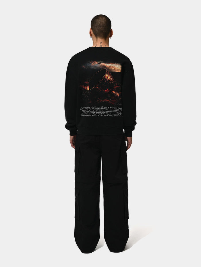 GOBLET SWEATSHIRT - BLACK