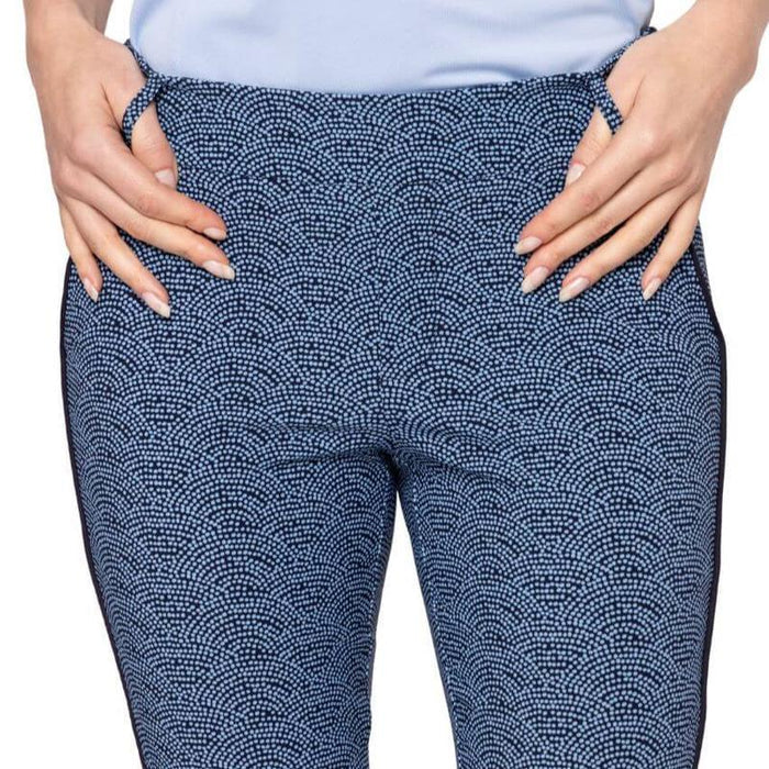 Golftini Ankle Pants - Blue Swirl