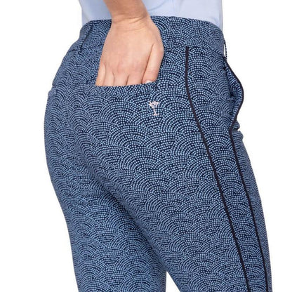 Golftini Ankle Pants - Blue Swirl
