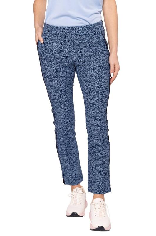 Golftini Ankle Pants - Blue Swirl