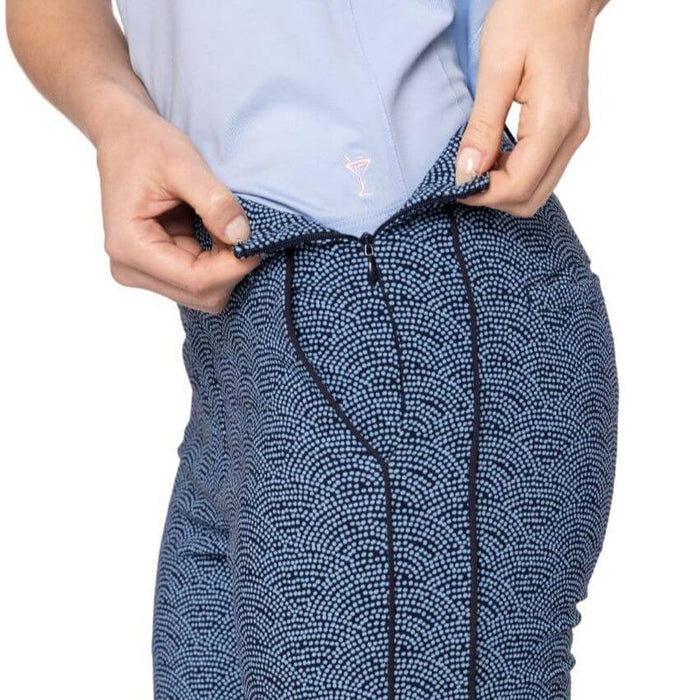 Golftini Ankle Pants - Blue Swirl