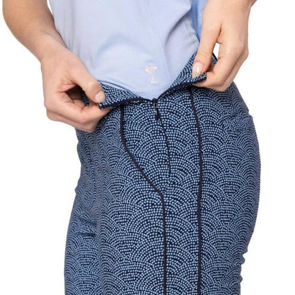 Golftini Ankle Pants - Blue Swirl