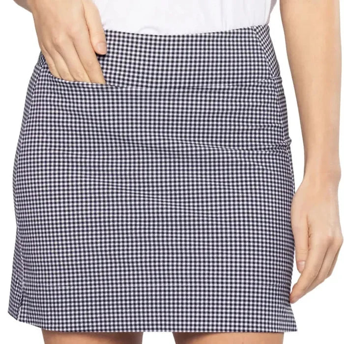 Golftini Be An Athlete Skort - Black/White Check