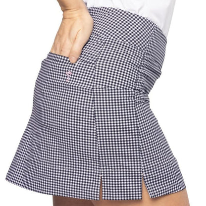 Golftini Be An Athlete Skort - Black/White Check
