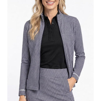 Golftini Be An Athlete Sport Jacket - Black/White Check