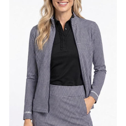 Golftini Be An Athlete Sport Jacket - Black/White Check