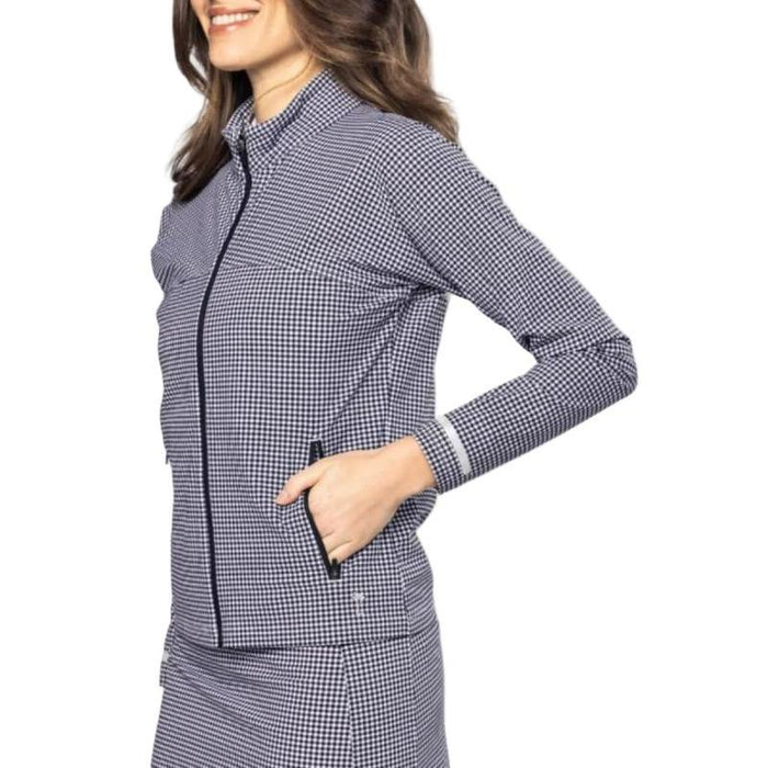 Golftini Be An Athlete Sport Jacket - Black/White Check