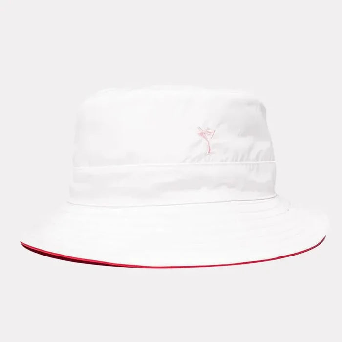 Golftini GP Reversible Bucket Hat Red/White