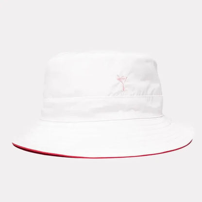 Golftini GP Reversible Bucket Hat Red/White