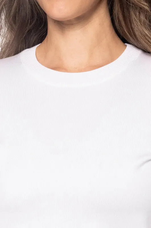 Golftini Martini Crewneck Sweater - White/Pink