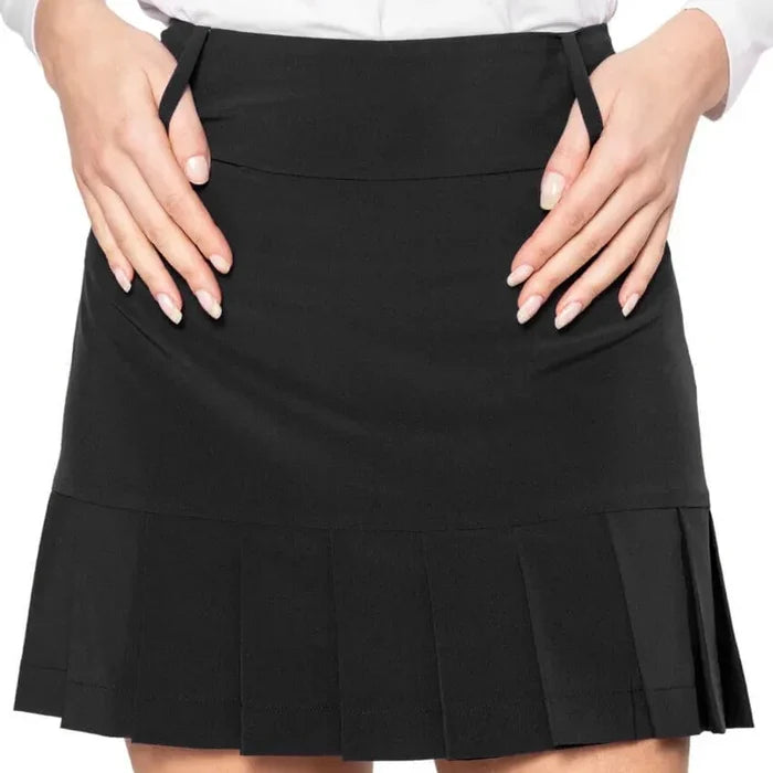 Golftini Susan Performance Pleat Skort - Black