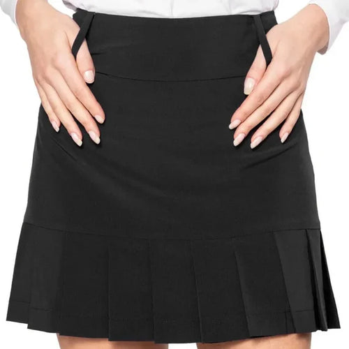 Golftini Susan Performance Pleat Skort - Black
