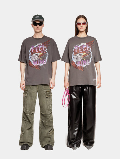 GRAPHIC T-SHIRT- GREY