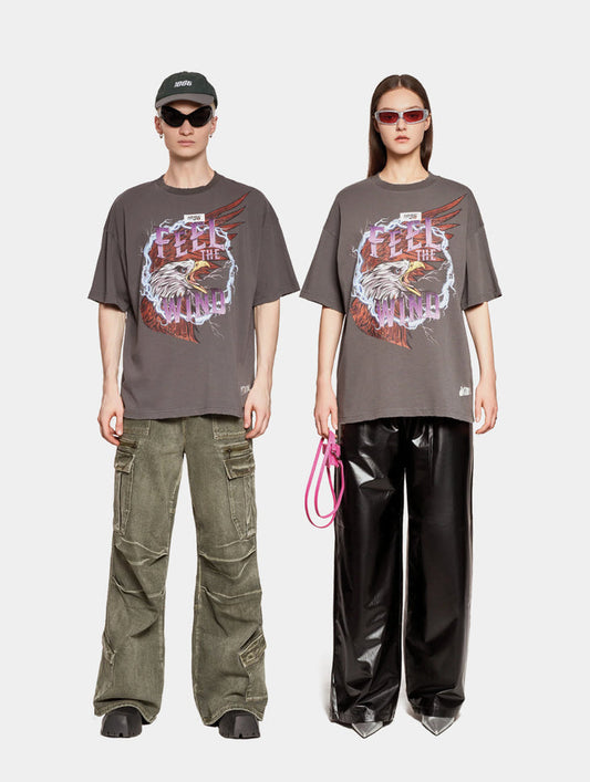 GRAPHIC T-SHIRT- GREY