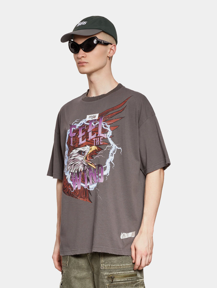 GRAPHIC T-SHIRT- GREY