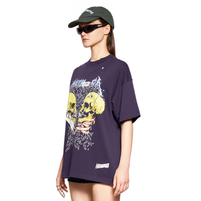 GRAPHIC T-SHIRT- NAVY