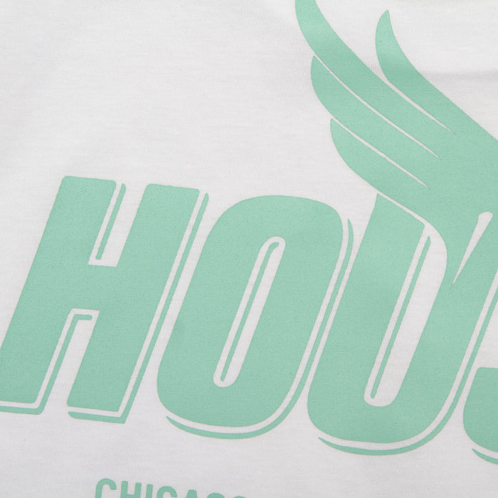 Green Peak House Back Print - Tshirt - White