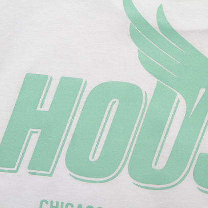 Green Peak House Back Print - Tshirt - White