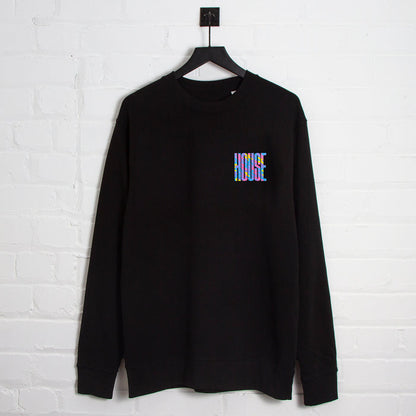 Haze Higher House Back Print - Sweatshirt - Black