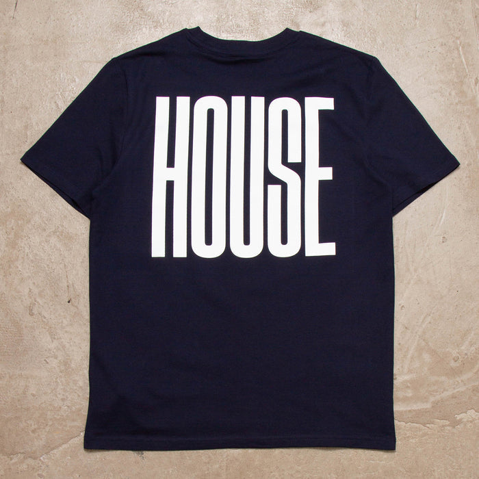 Higher House Back Print - Tshirt - Navy