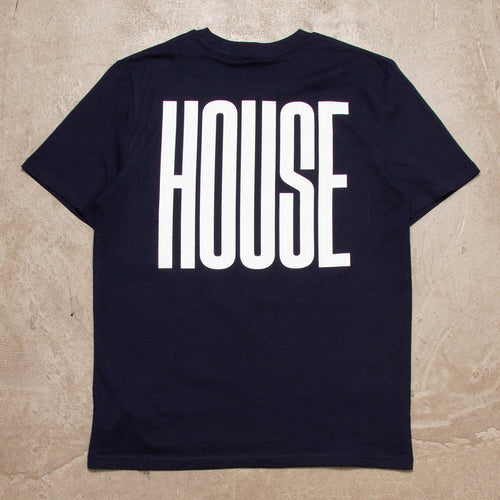 Higher House Back Print - Tshirt - Navy
