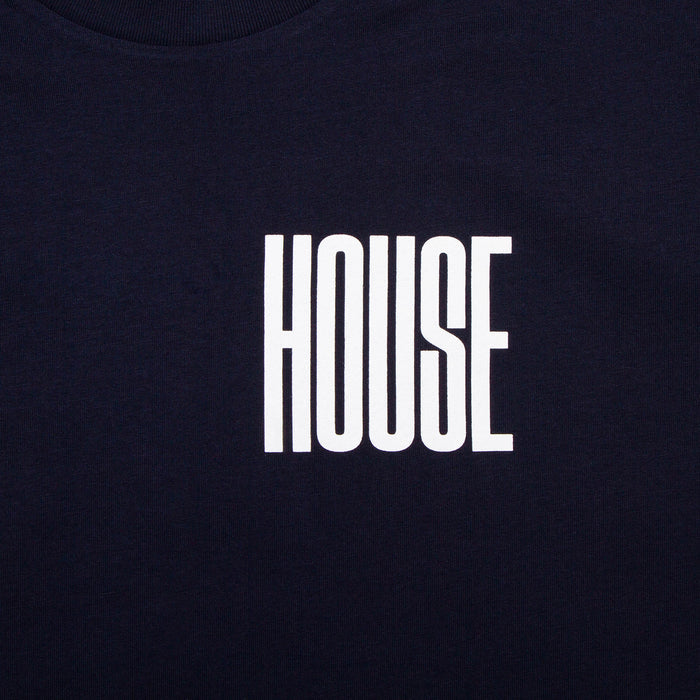 Higher House Back Print - Tshirt - Navy