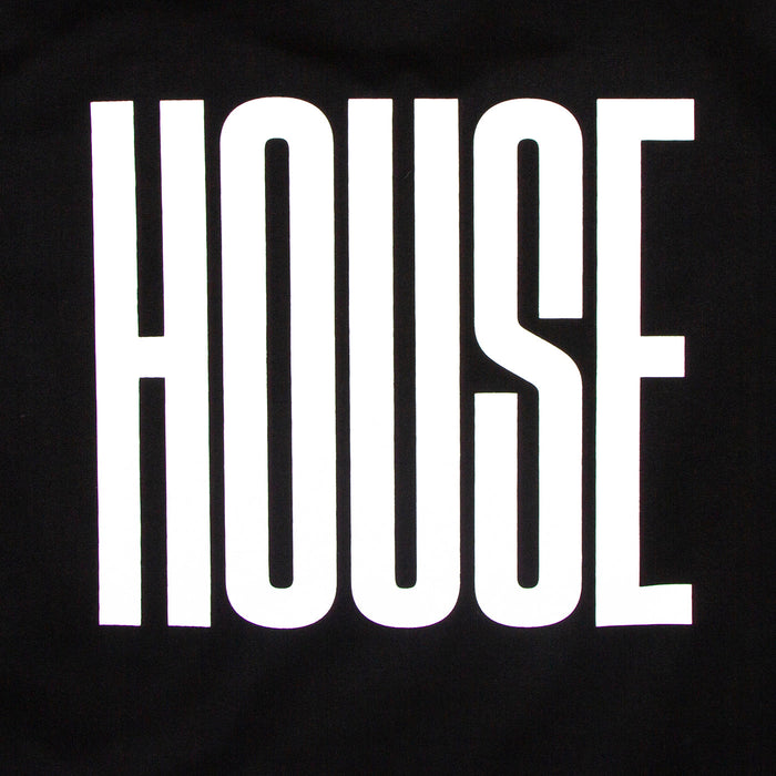 Higher House Front Print - Tank Tshirt - Black