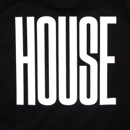 Higher House Front Print - Tank Tshirt - Black