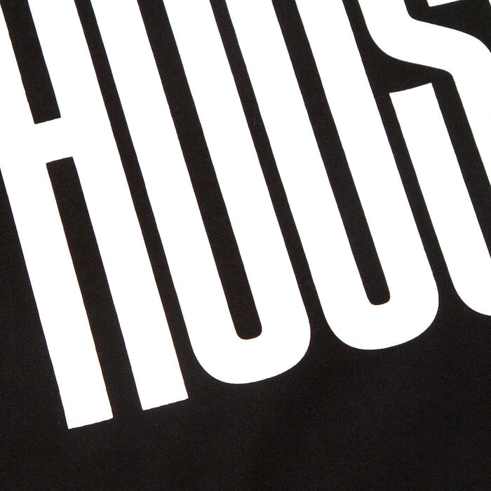 Higher House Front Print - Tank Tshirt - Black