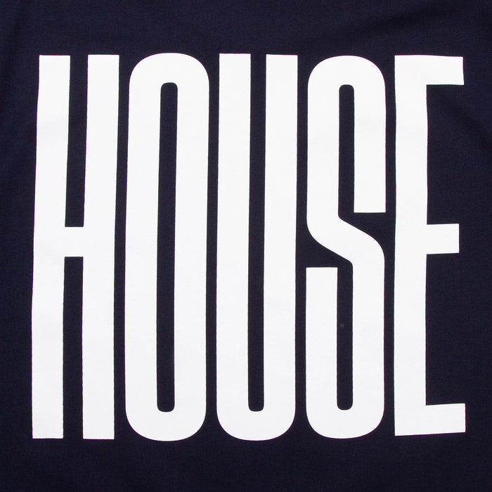 Higher House Front Print - Tshirt - Navy